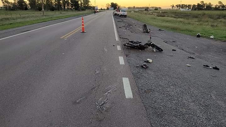 Accidente fatal en Ruta 5 Murió un joven motociclista (2)