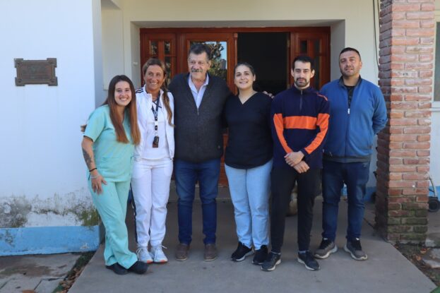 El intendente municipal Sergio Barenghi visito el martes OBrien e Irala para poner en funciones a nuevo personal sanitario de ambas localidades