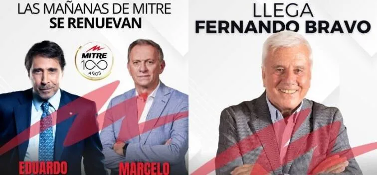 Radio Mitre cumple 100 años y renueva su programación.